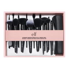 Ultimate Makeup Brush Set & Travel Roll, E.L.F. COSMETICS