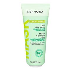 Detox Mask and Scrub with Mandelic Acid & White Clay, SEPHORA COLLECTION