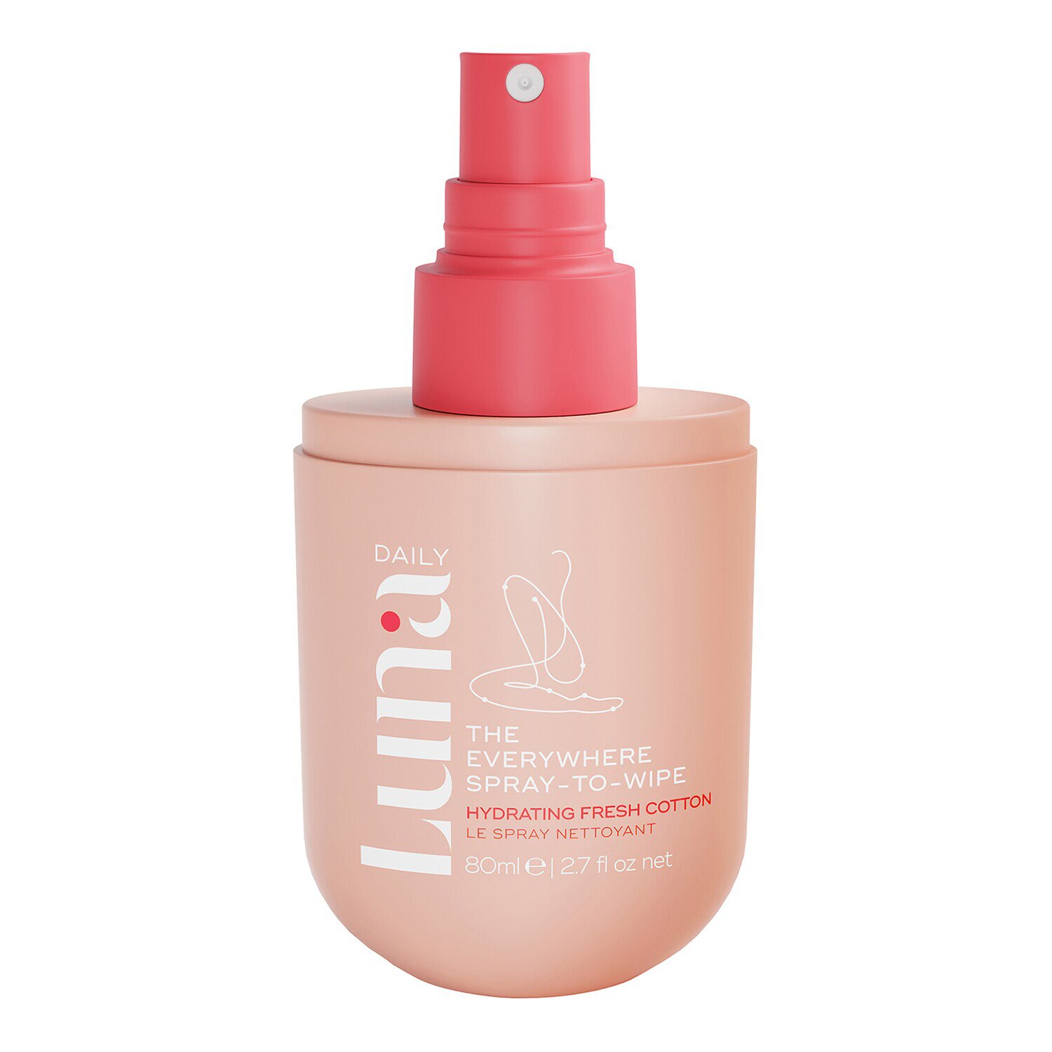 The Hydrating Everywhere Spray-To-Wipe - With Prebiotics + Vitamins C & E