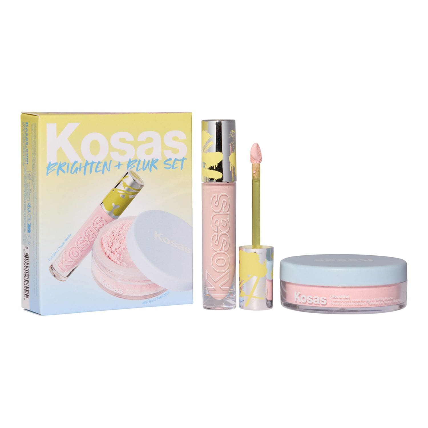 Brighten & Blur Set Color Corrector + Mini Setting Powder