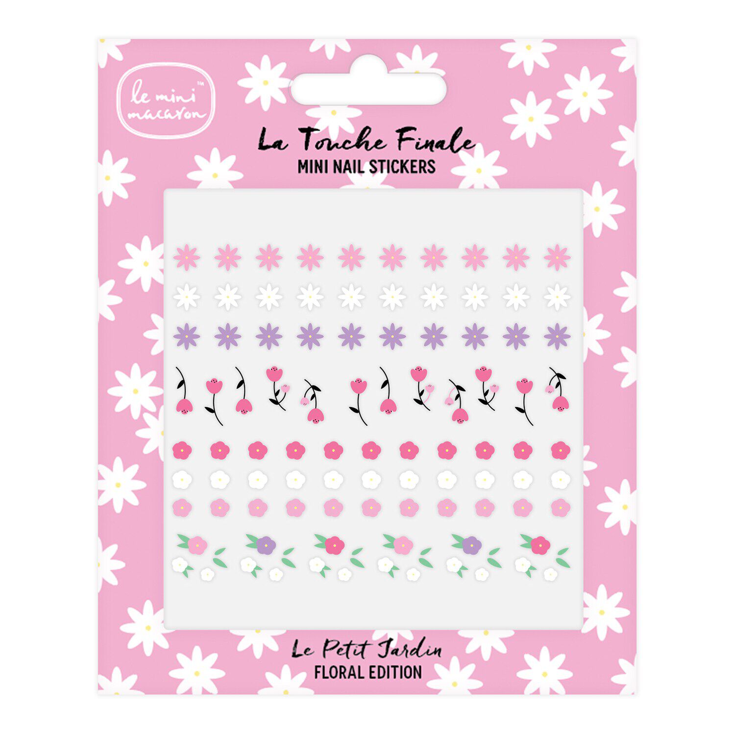 ملصقات الأظافر لو بوتي جاردان بحجم صغير