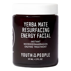 Yerba Mate Resurfacing + Exfoliating Energy Facial With Enzymes + Niacinamide, YOUTH TO THE PEOPLE