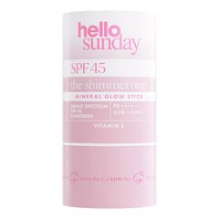 The Shimmer One &ndash; Mineral Glow Stick SPF 45 with Hyaluronic Acid, HELLO SUNDAY
