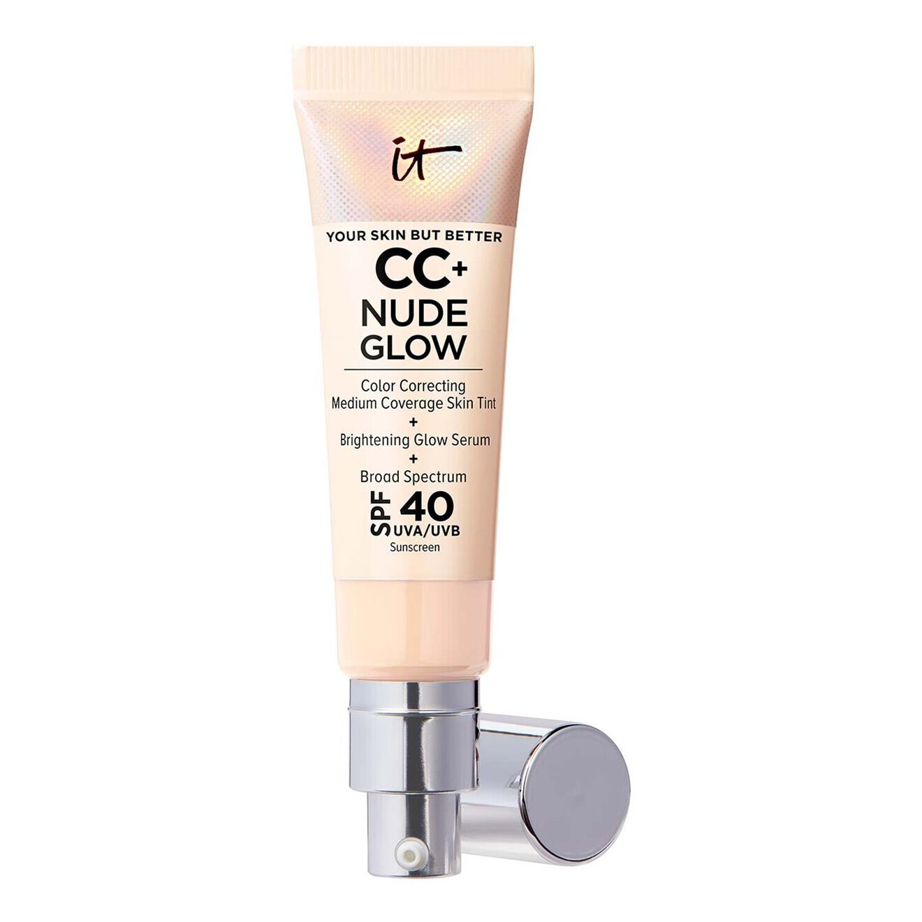 CC+ Nude Glow Lightweight Foundation + Glow Serum with SPF 40