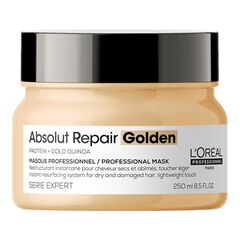 Absolut Repair Golden Mask, For Dry And Damaged Hair, L'Or&eacute;al Professionnel
