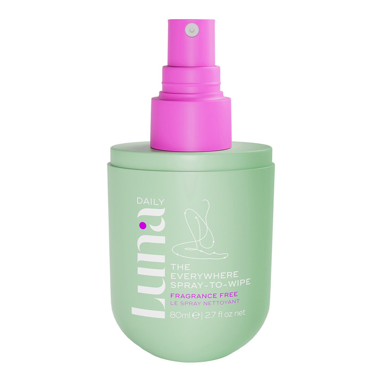 The Fragrance Free Everywhere Spray-To-Wipe - With Prebiotics + Vitamins C & E
