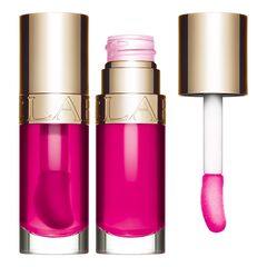 Lip Comfort Oil - Gloss with rubiginosa rose oil, CLARINS