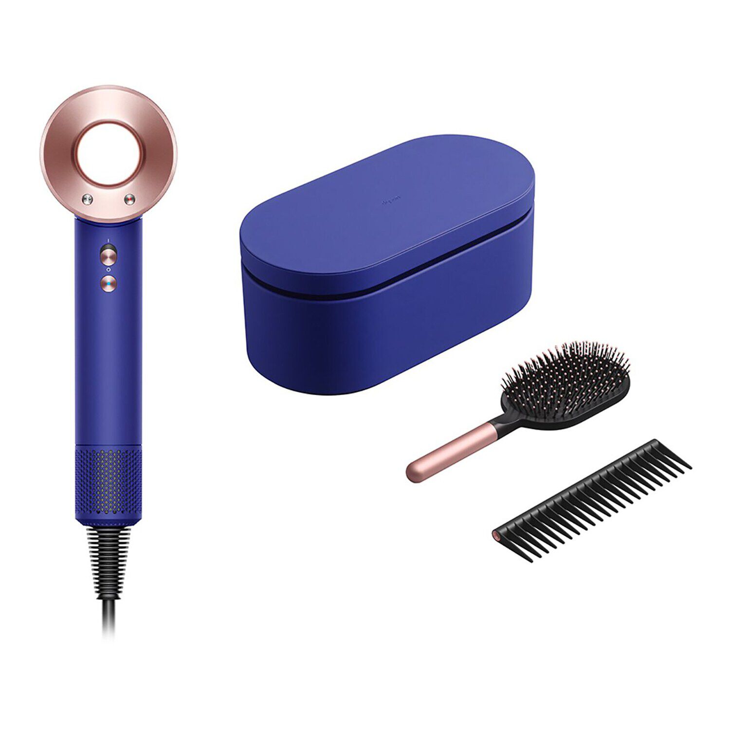 Special edition Dyson Supersonic™ hair dryer - Vinca blue and Rosé.