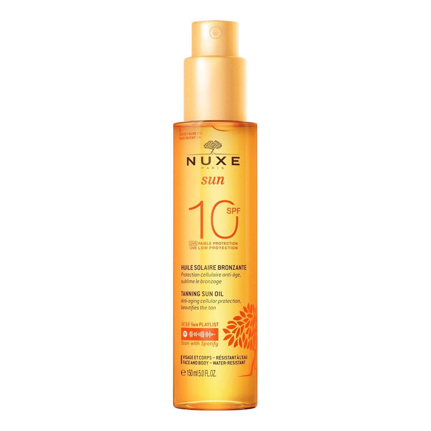 Nuxe Sun Tanning Oil SPF 10