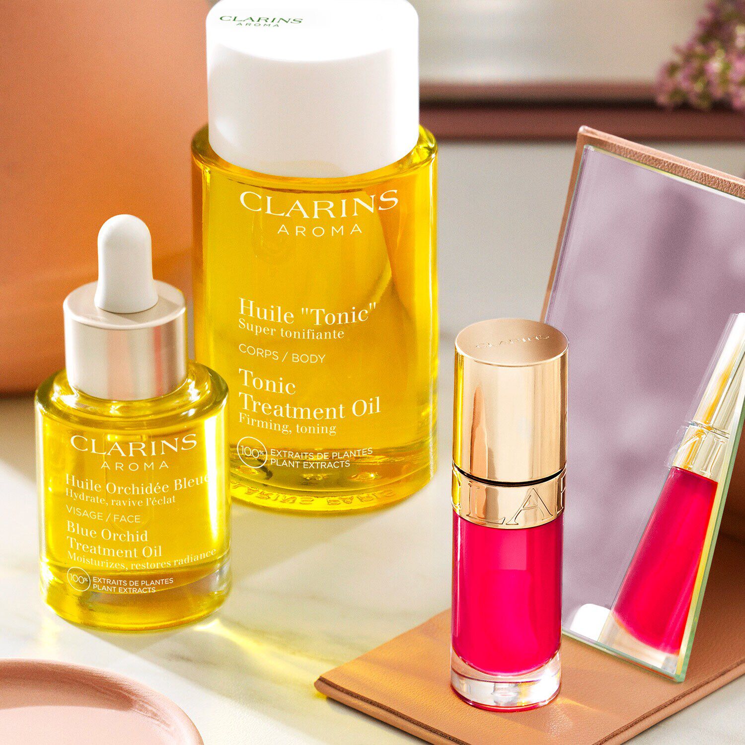 Clarins blue orchid face treatment oil cheap