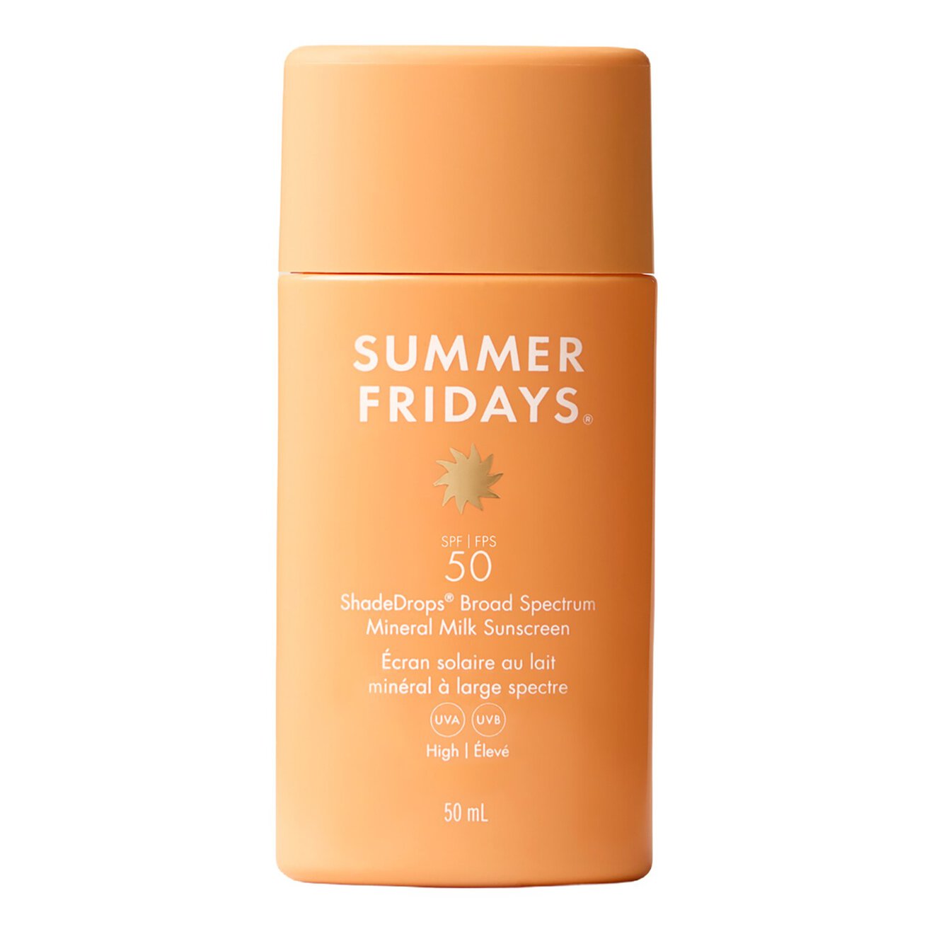 ShadeDrops Broad Spectrum SPF50 Mineral Milk Sunscreen