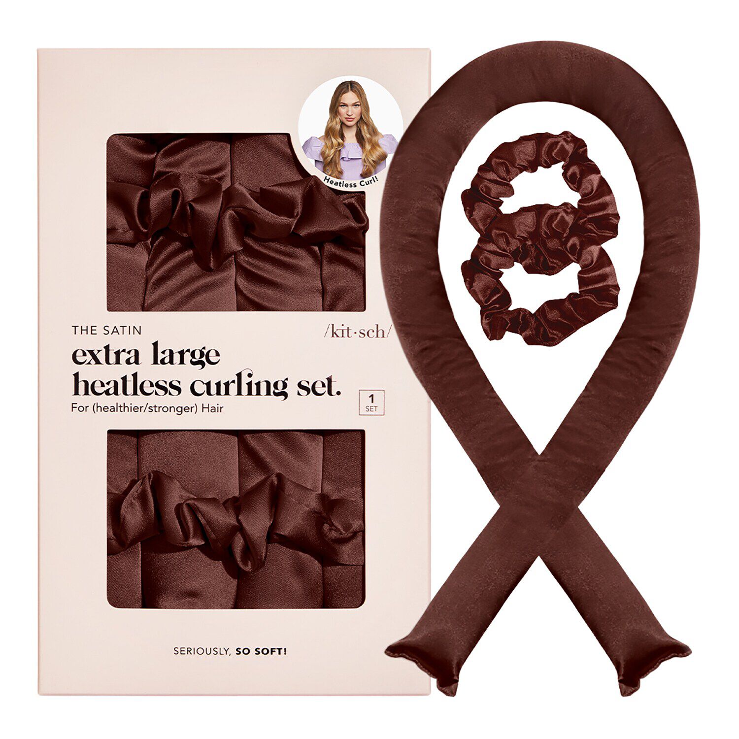 XL Satin Heatless Curling Set