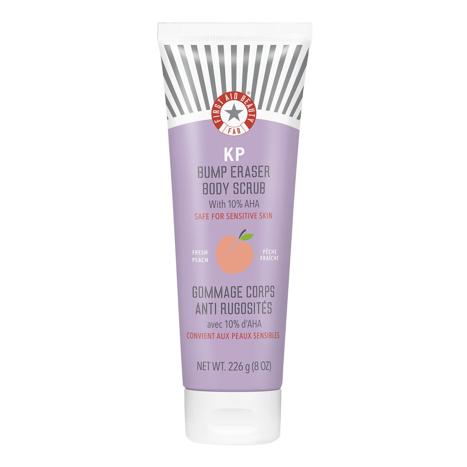 KP Bump Eraser Body Scrub with 10% AHA Fresh Peach