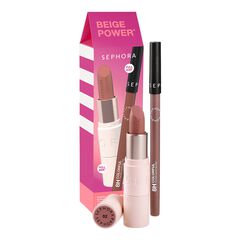 Beige Power Nude Lip Kit, SEPHORA COLLECTION