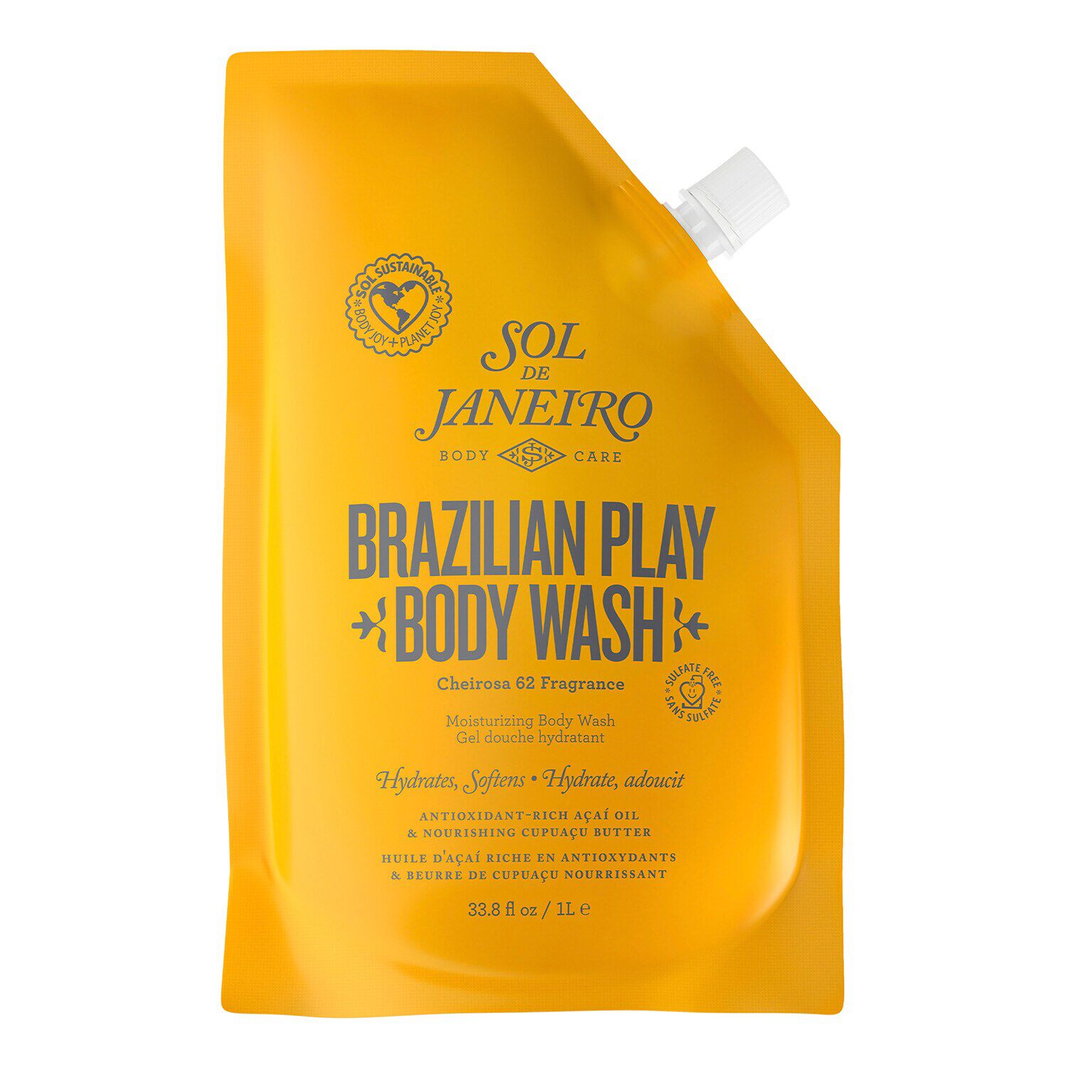 عبوة إعادة تعبئة غسول برازيليان بلاي للجسم