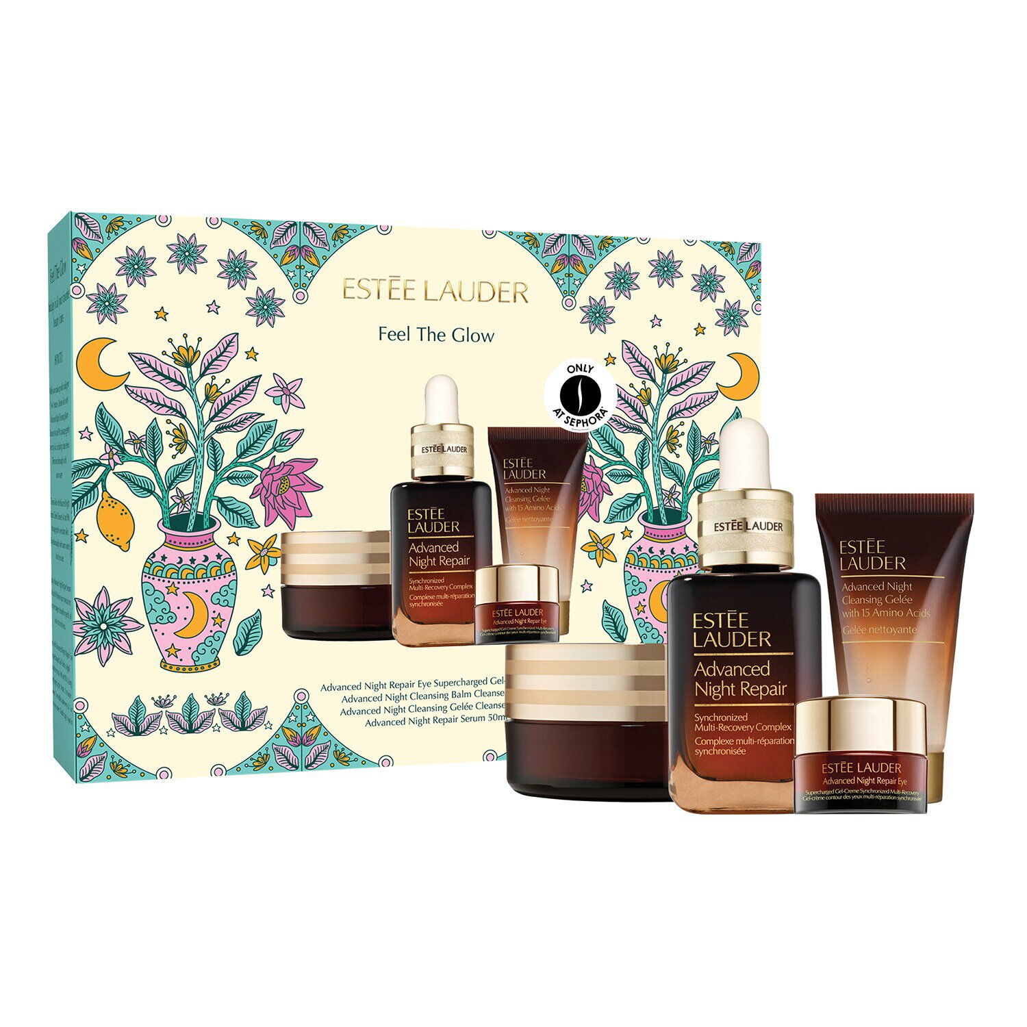 Advanced Night Repair Serum, Eye & Double Cleanse Set