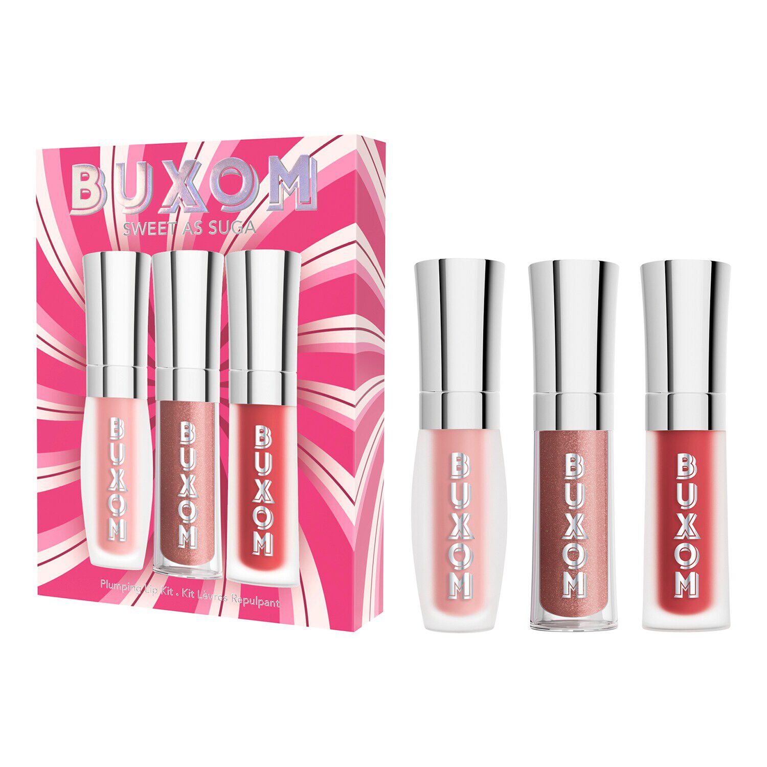 مجموعة سويت آز سوجا الثلاثية صغيرة الحجم لترطيب الشفاه وتغذيتها