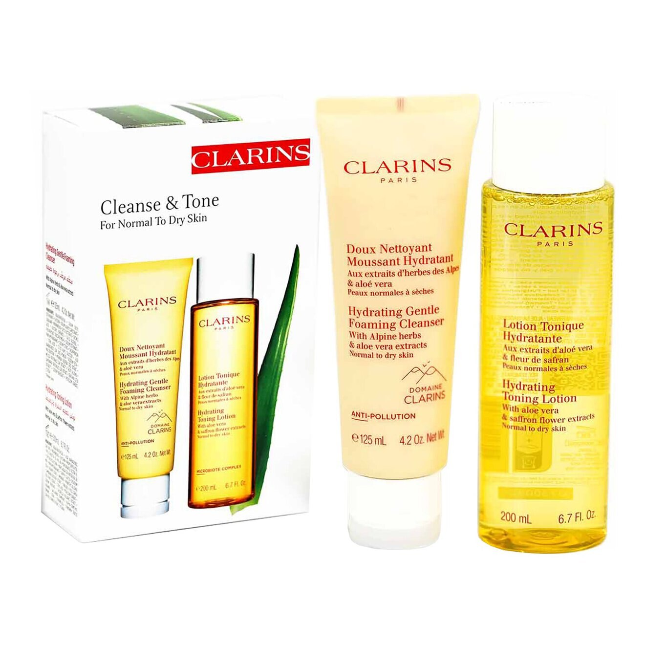 Cleanse & Tone Set for Normal to Dry skin