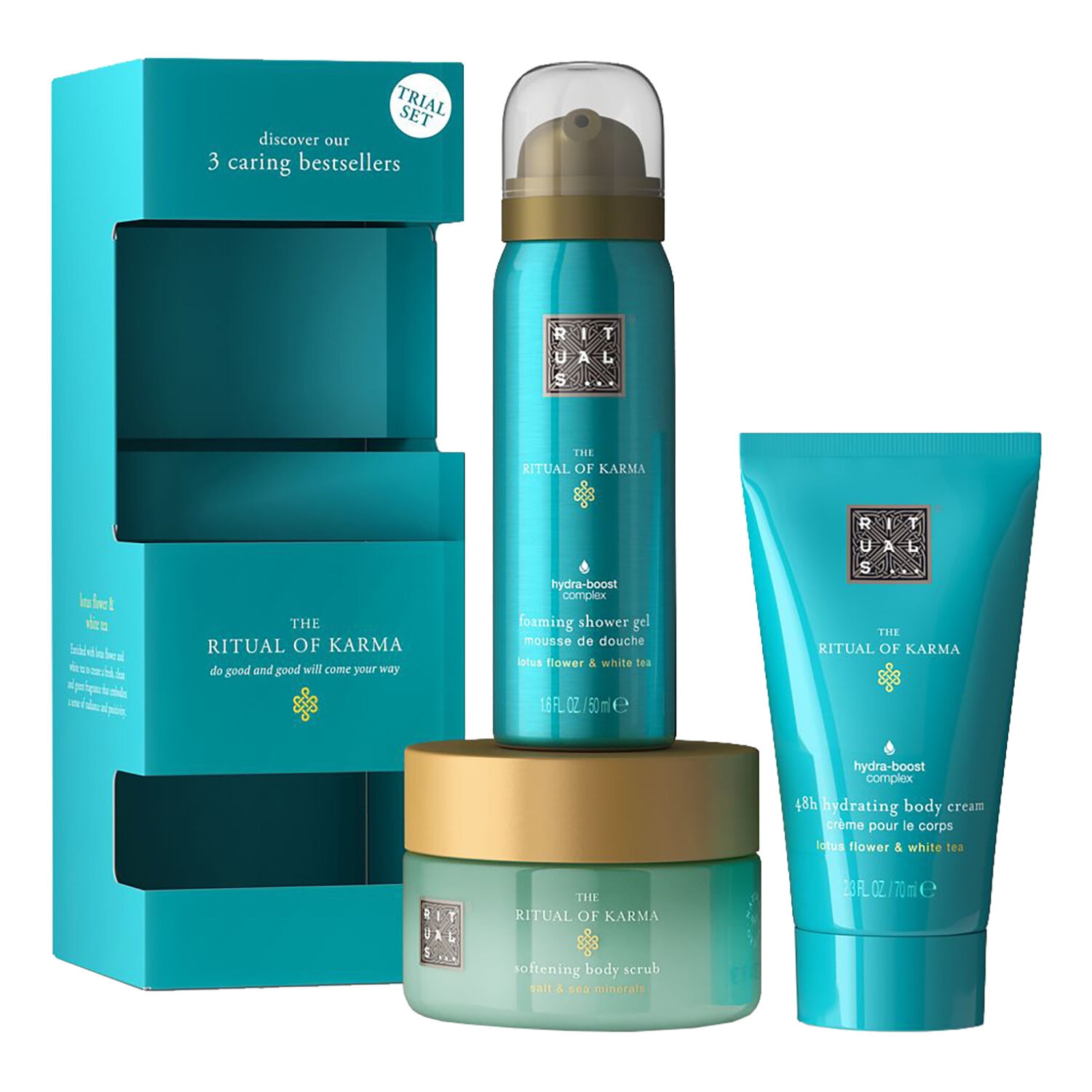 Trial Set - The Ritual Of Karma - Lotus Flower & White Tea