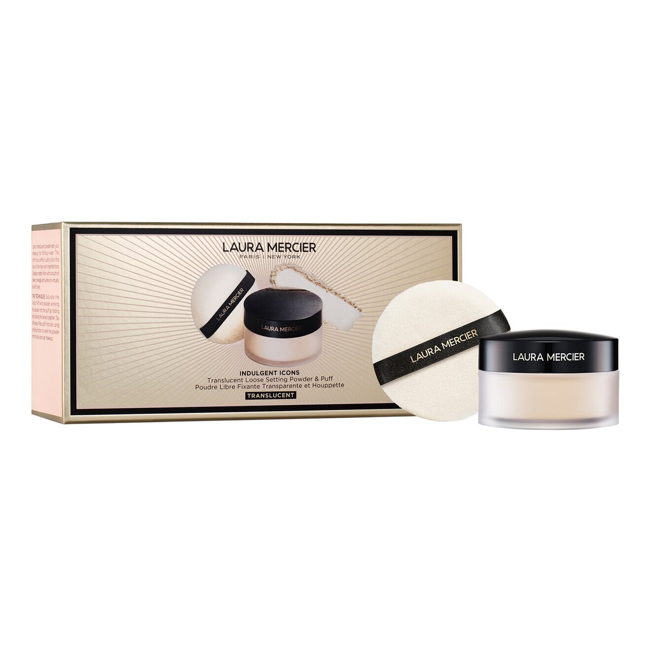 Indulgent Icons - Translucent Loose Setting Powder + Puff