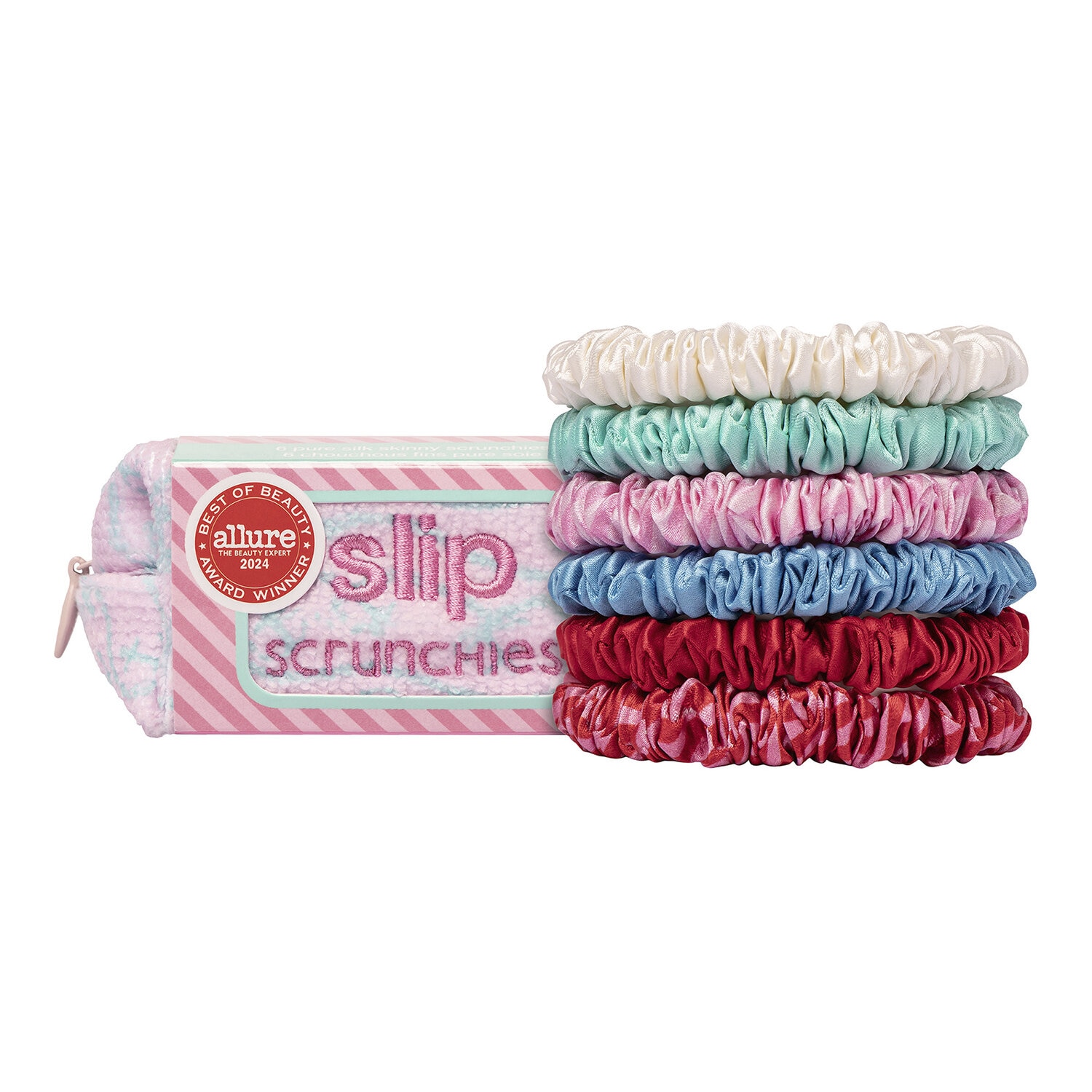Skinny Scrunchies + Pouch High Tide