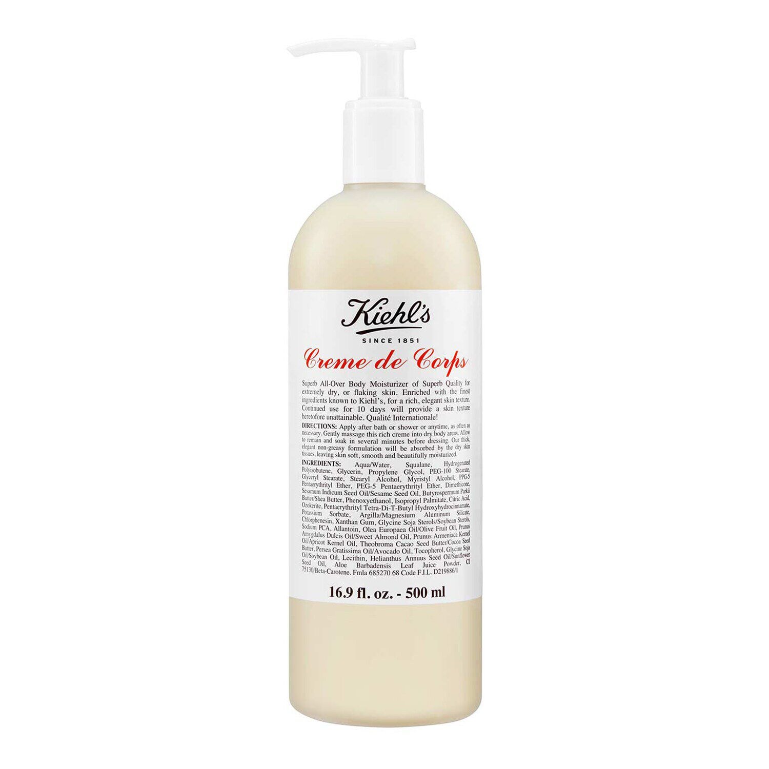 Crème de Corps Refillable Hydrating Body Lotion with Squalane