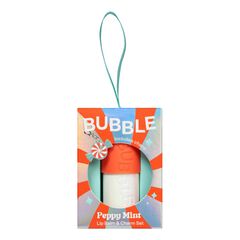  Peppy Mint Lip Balm & Charm Set, BUBBLE