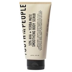 10% Aha + Yerba Mate Smoothing Energy Body Scrub With Upcycled Olive Seed Powder, YOUTH TO THE PEOPLE