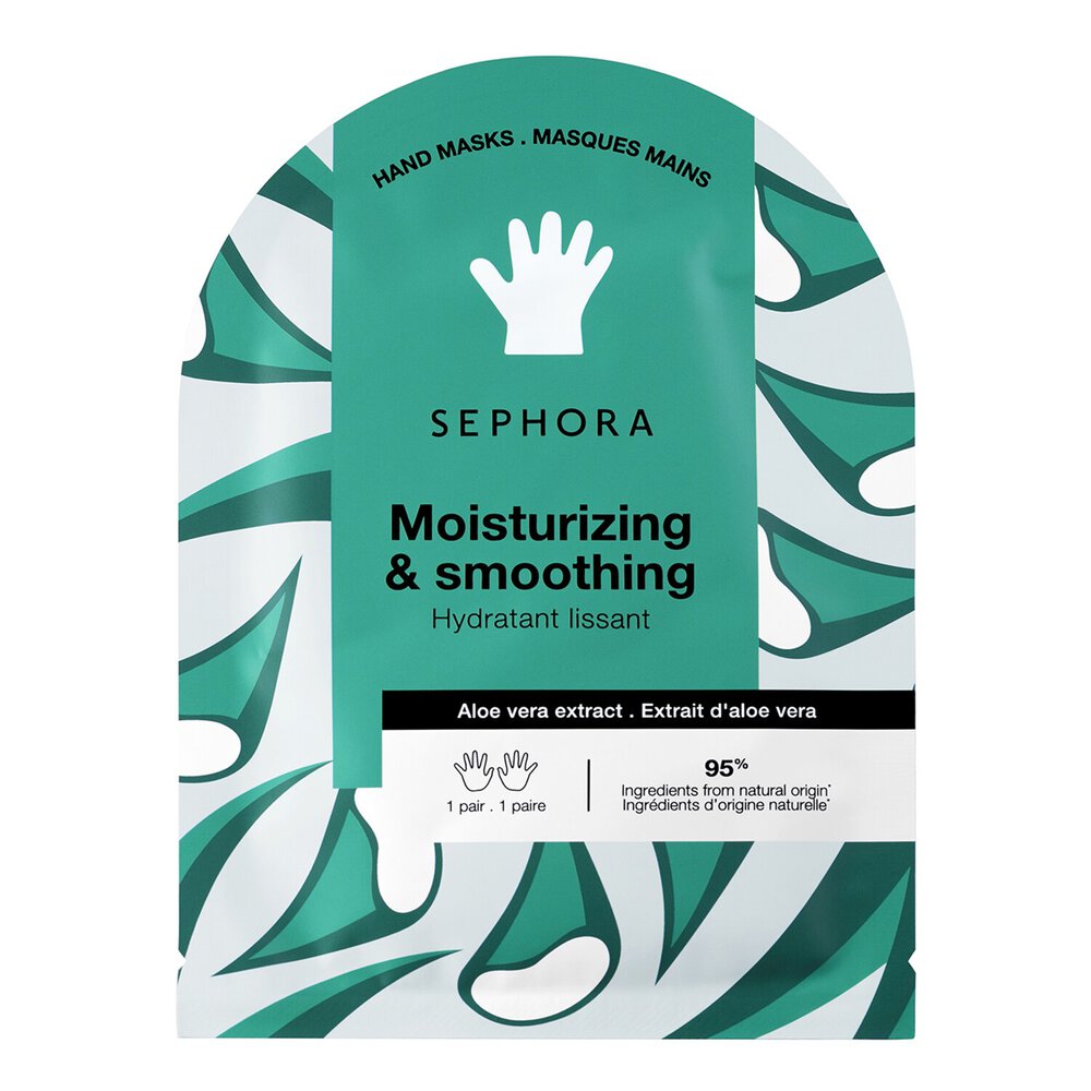 Sephora Collection Hand Mask-Care Infused Gloves - Hand Hydration In 15 Minutes Aloe Vera (1pair)