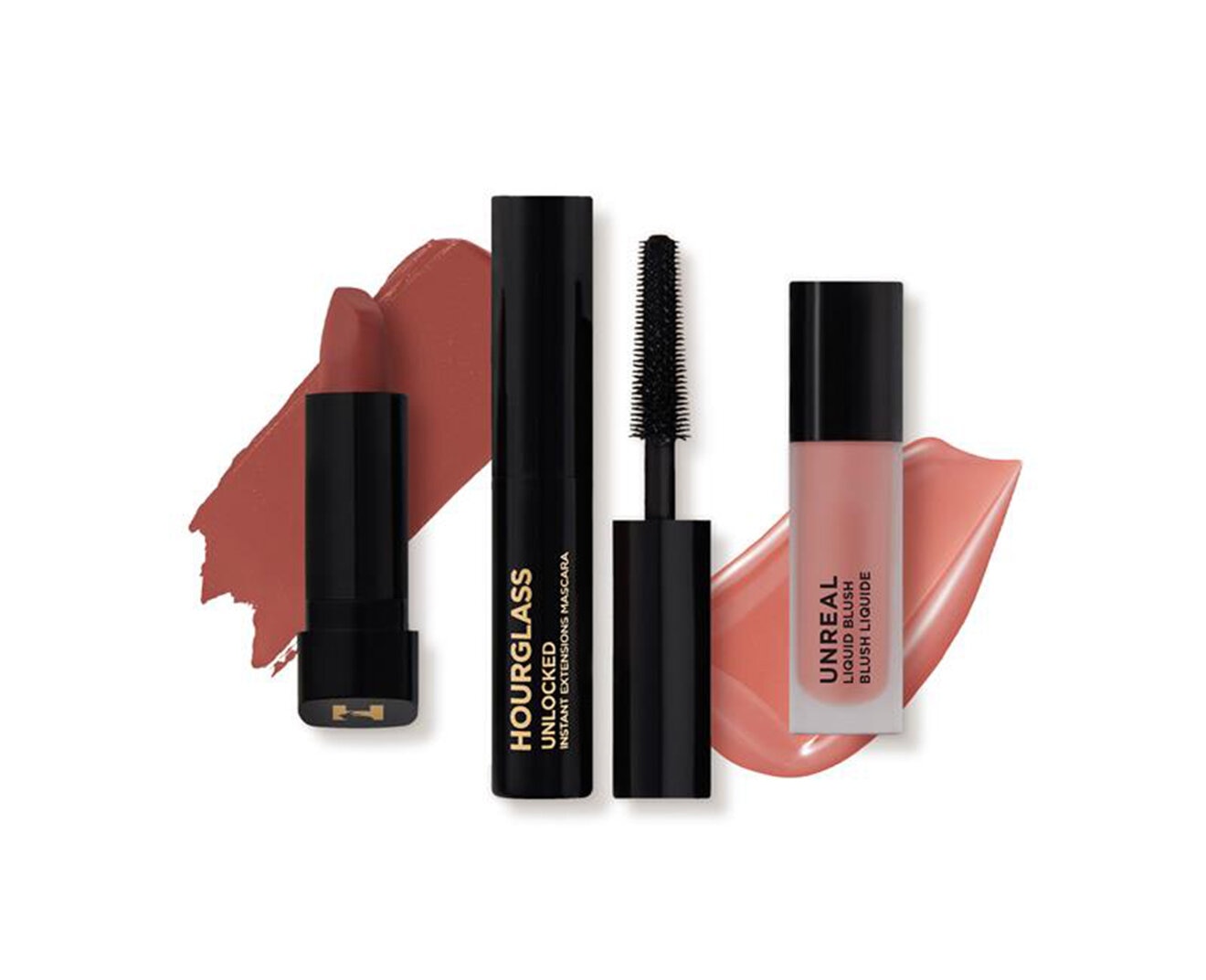 Deluxe Mascara + Lipstick +Blush Trio