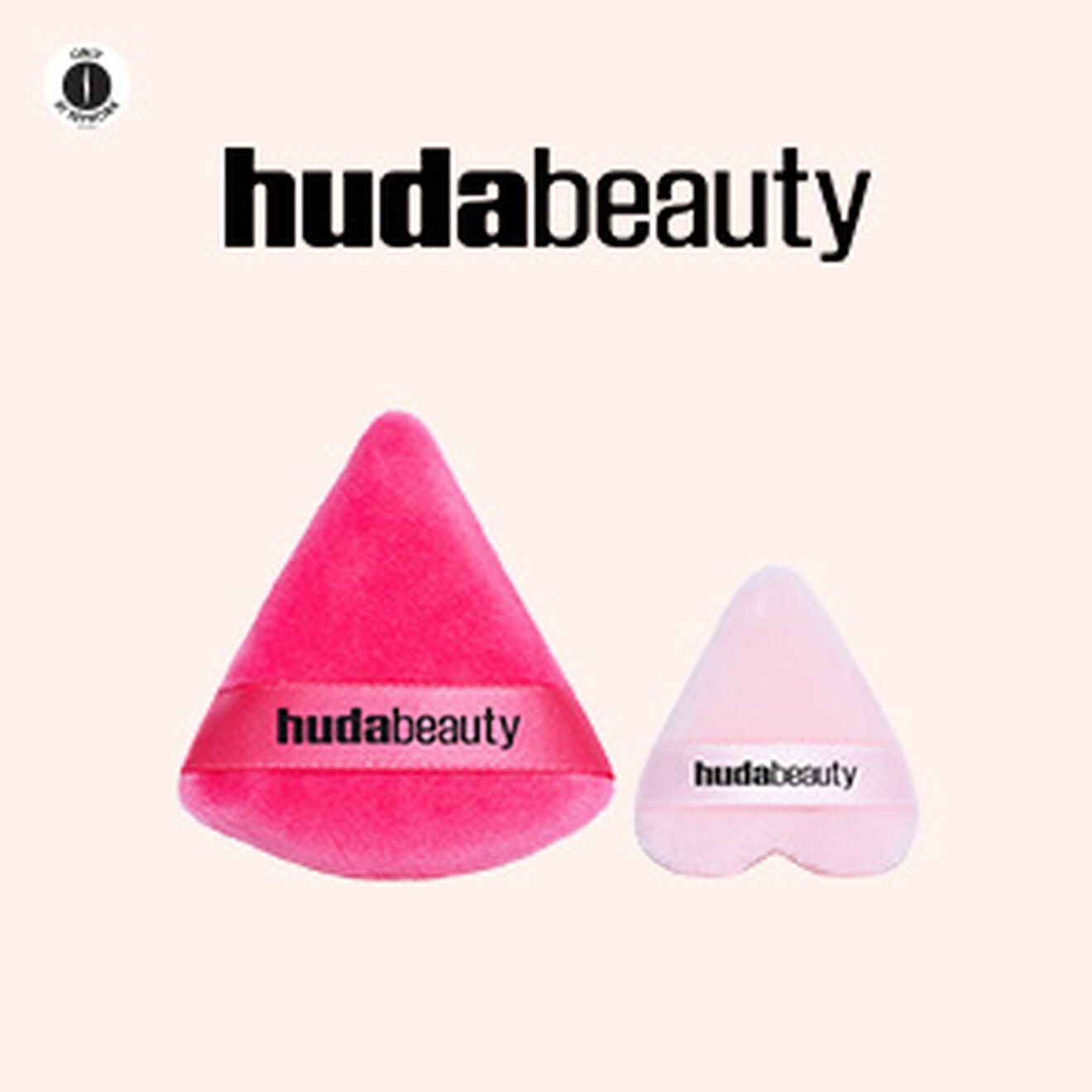 Powder Puff  Mini And Medium Set 2xPack