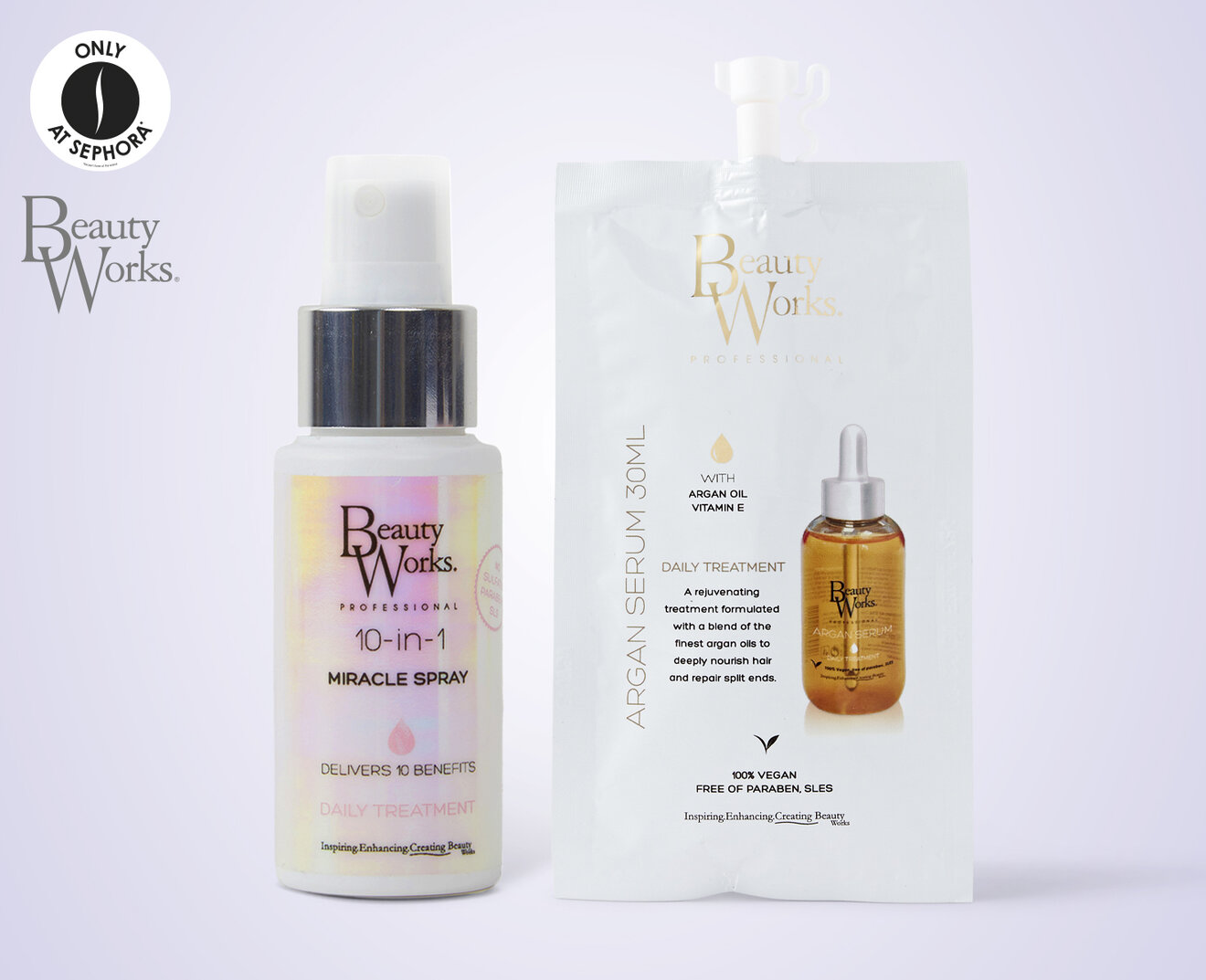 10 in 1 Miracle Spray 30ml + Argan Serum 30ml